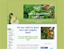 Tablet Screenshot of janesdeliciousgarden.com